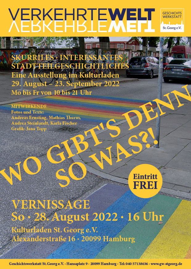 Ausstellungsposter Verkehrte Welt